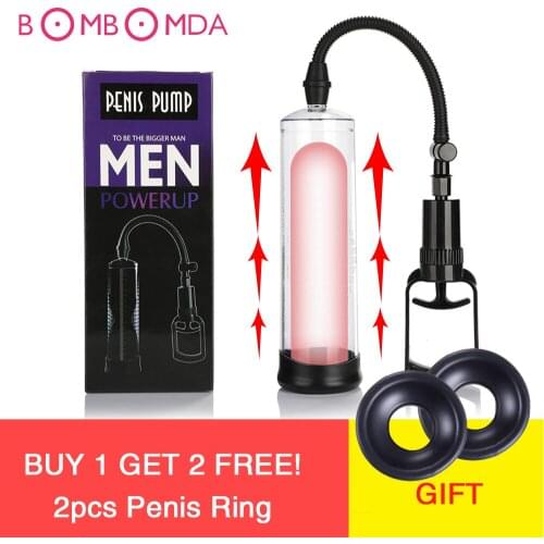Penis Pump Sex Toy For Adult Penis Extender Penis Pump Enlarger For Man Male Masturbator Delay Lasting Trainer Erotic Sex Shop