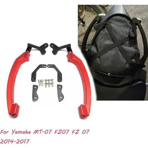 Grab Handle Bars Rear Seat Passenger Grab Rail Handle For Yamaha MT-07 FZ07 FZ 07 2014 2015 2016 2017