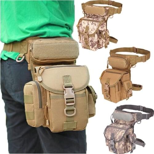 New Tactical Waist Bag Drop Leg Bags Outdoor Climbing Waist Pack Belt Hip Bum Military Bag Travel Multi-purpose Unisex Climb Bag