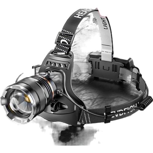 Fishing dedicated charging led headlights light sensor head mounted night fishing lamp bright xenon lamp 52000