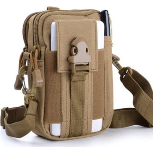 Tactical Bag Outdoor Sports Bag Running Bag Wearing Leather Belt Men And Women Hanging Bag Mobile Phone Mini Small Fanny Pack