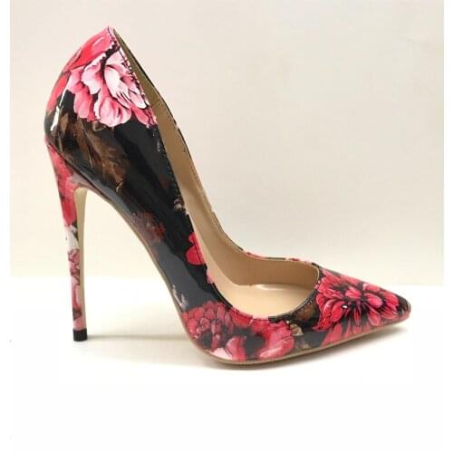 2019 Fashion free shipping black Patent Leather Poined Toe Stiletto Heel high heel shoe pump HIGH-HEELED SHOES dress shoe