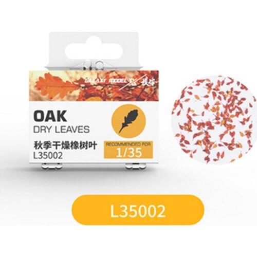 1/35 Scale Oak Birch Ginkgo Maple Leaf High Simulation Tree Leaves Foliage for DIY Model Scene Decoration Accessories