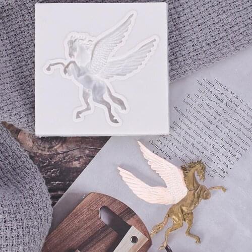 3D Horse Silicone Mold Candy Chocolate Fondant Molds Sugarcraft Cake Decorating Tools Soap Clay Moulds