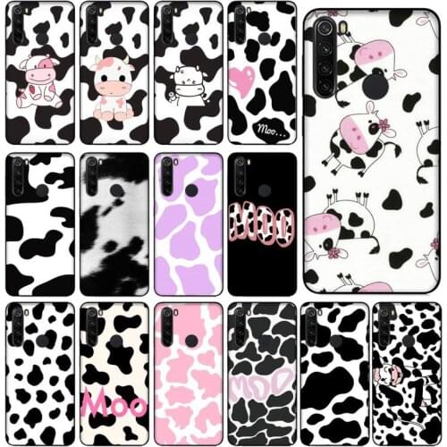 FHNBLJ Cow Print Phone Case for Xiaomi Redmi 5 5Plus 6 6A 4X 7 8 Note 5 5A 7 8 8Pro