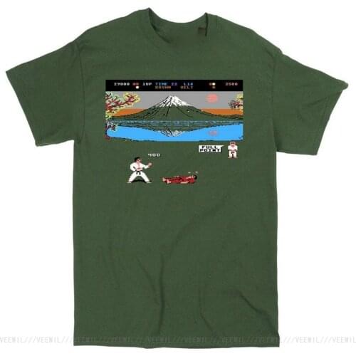International Karate Inspired Game T-Shirt Commodore 64 Spectrum Gaming Breathable T Shirt