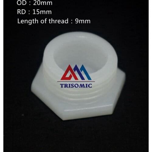 G1/2" Tube End Cap Plug with Inch screw threads G threads Material PE