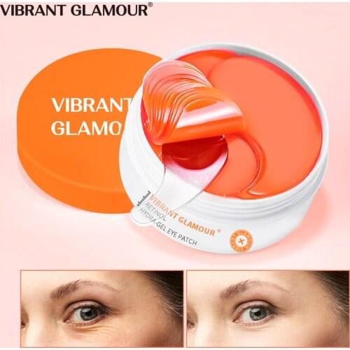 VIBRANT GLAMOUR Collagen Eye Patch Retinol Anti-Aging Remove Dark Circles Eye Bag Firming Moisturizing Anti-wrinkle Eye Mask