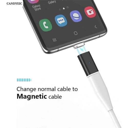 CANDYEIC Type C To Type C Magnetic Adapter For Android Samsung S20 Huawei P40pro Honor 30S Xiaomi 10Pro Magnetic Adapter Charger