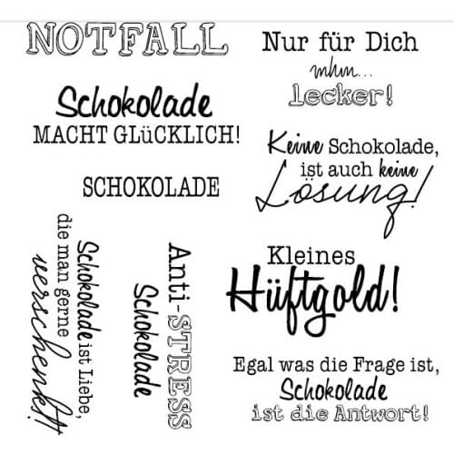 German Transparent Clear Stamp for DIY scrapbooking/Card Making C393