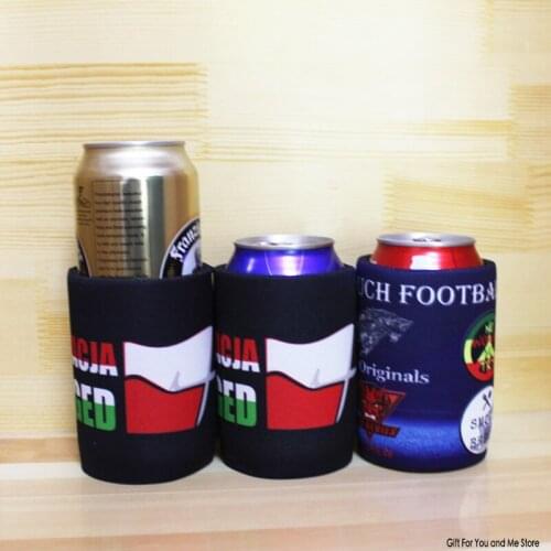 200pcs Dye Sublimate Stubby Holders Customized Logo 5mm Thickness Neoprene Stubby Coolers Stubbie For Business Insulated Beer