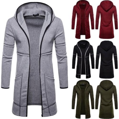 New Mens Stylish Slim Fit Casual Smart Cardigan Spliced Jacket Coat