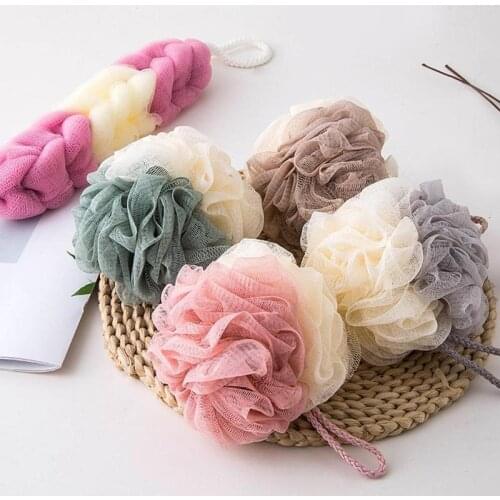 New Soft Shower Mesh Foaming Sponge Bath Ball Sponge Accessories Body Shower PE Flower Tools Bath Cleaning Soft P7W7