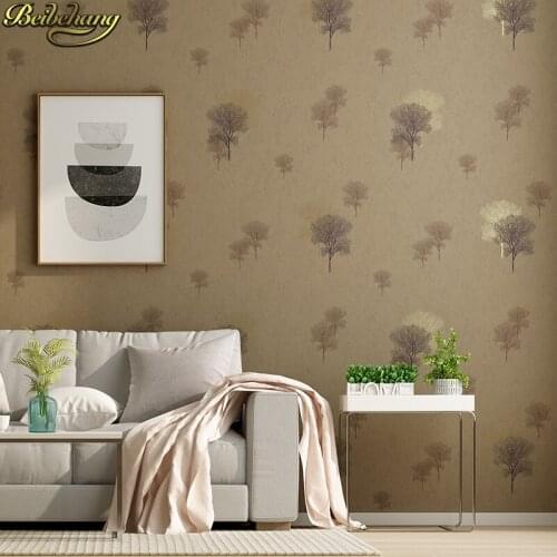 Beibehang Simple modern Nordic garden abstract branches wallpaper bedroom living room TV background wall paper decoration home