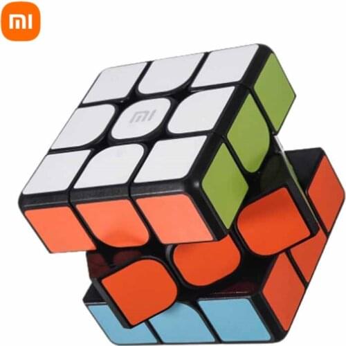 Original Xiaomi Smart Magic Cube Rubik Cube 3x3x3 Square Bluetooth Linkage Magnetic Cube Puzzle Science Education Toy Gift