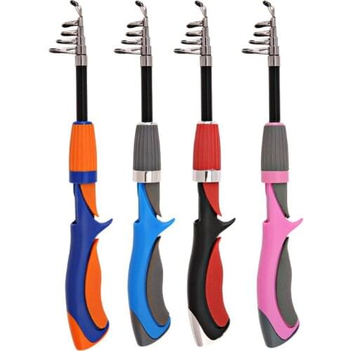 1.2/1.4m Fishing Rod Lightweight Hard Bait Portable Mini Short Travel Lure Rod Telescopic Spinning Casting Rod Fish Gear X816B