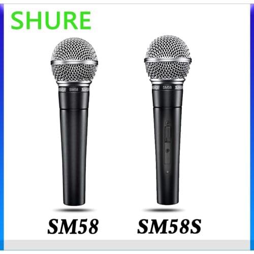 Microphone Shure SM58/SM58S Wired Professional Vocal Cardioid Dynamic for Karaoke Microphone KTV Stage Performance