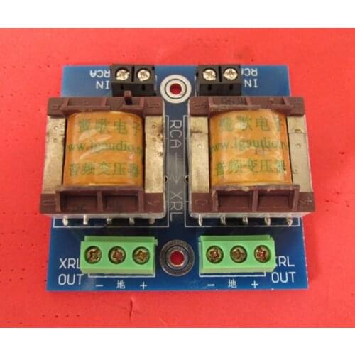 PT-5 600Ω: 2K4 German Permalloy audio transformer, balanced and single-ended conversion, 10HZ-34KHZ -0.9db, 20HZ-23KHZ -0.4db