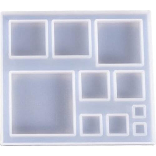Silicone Molds Snowflake Square Jewelry Mold DIY Jewellery Making Accessories UV Resin Tool