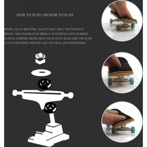 Finger Skateboard 9.6cm Sealed Bearing Fingerboard w/ Soft PU Surface