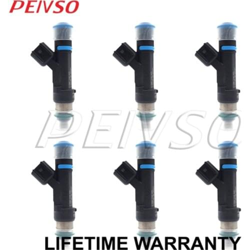 6x 0280158020 53032701AA fuel injector for Jeep Commander 2006~2010 Grand Cherokee 2005~2010 Liberty 2004~2012 3.7L V6