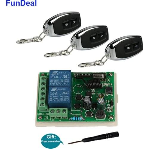433MHz Universal AC 220V 2CH Power Wireless Remote Control Switch Controller And Remote RF Remote Control Switch Transmitter