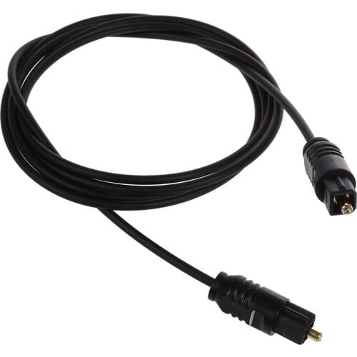 Top quality 3 FT 1.1M Metre Digital Fibre Optical Audio Toslink SPDIF MD DVD Cable Lead Plug