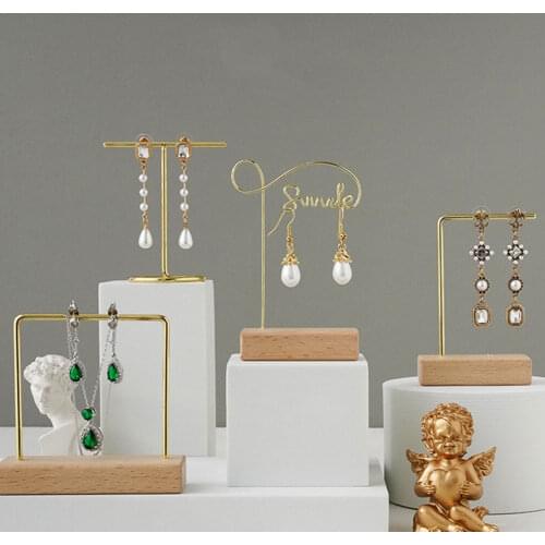 Jewelry Shelf Photography Props Necklace Earrings Jewelry Set Show Shelf Shooting Decoration Items Background Prop