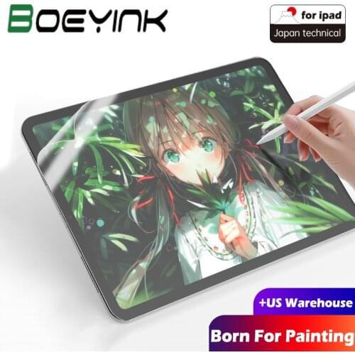 Paper Like Screen Protector Film Matte PET Painting Write For Apple iPad 9.7 Air 2 3 4 5 6 10.5 10.9 2020 Pro 11 10.2 Mini 4 5 6