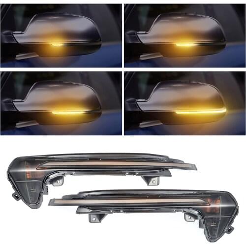2 pieces for Audi A6 C7 RS6 line Dynamic Blinker Side Mirror Light LED Turn Signal Light 2013 2014 2015 2016 2017 Car Styling