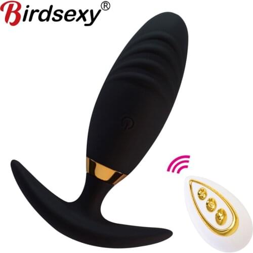 Wireless Anal Butt Plug Prostate Massager Adults Gay Product Mini Bullet Clitoris Stimulator Vibrator Sex Toys for Women Men