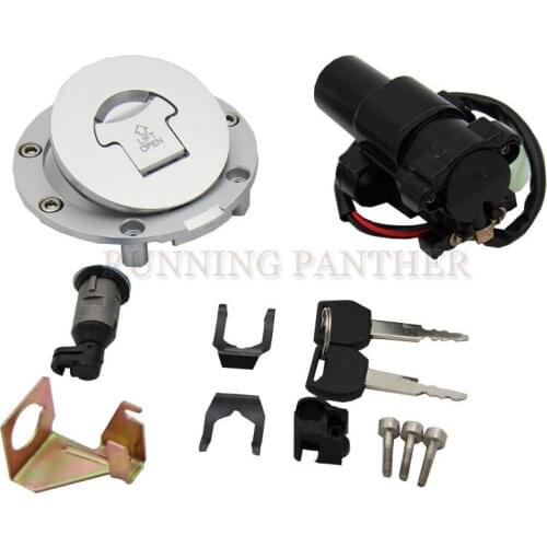 All car lock full vehicle lock ignition Switch Lock Key Gas Tank Cap Cover For Honda CBR600 03-06 CBR600 F4/F4i 01-06