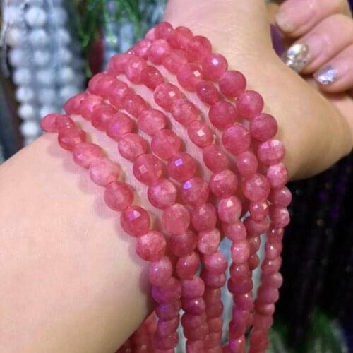 Natural Stone Beads Section Circular Punch Loose Beads For Jewelry Making DIY Necklace Bracelet Ring Earrings Accessory