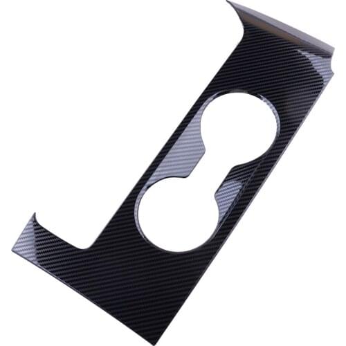 Carbon Fiber Style Stainless Steel Cup Holder Frame Cover Trim fit for Nissan Altima 2019 2020