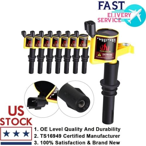 DG511 Ignition Coils Bobinas For Ford F-150 4.6/5.4L Set Of 8 Pack 2004 2005 2006 2007 2008