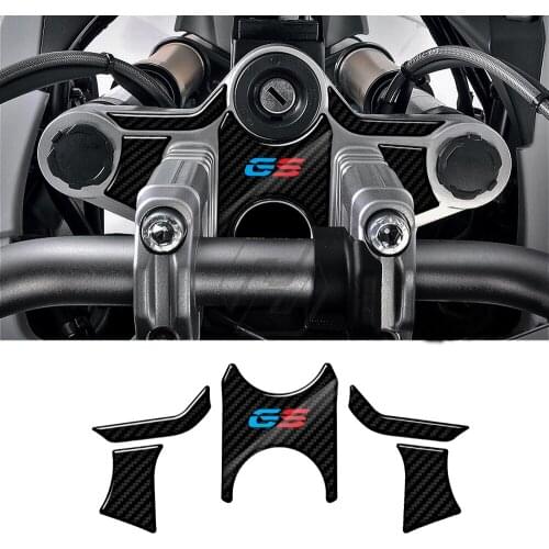 For BMW Motorrad R1200GS 2008-2012 3D Carbon-look Upper Triple Yoke Defender
