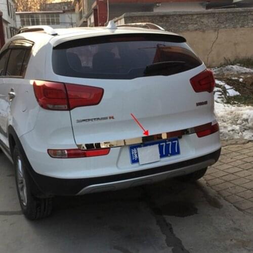 For Kia Sportager 2011-2015 high quality stainless steel tailgate decoration car styling car accessories