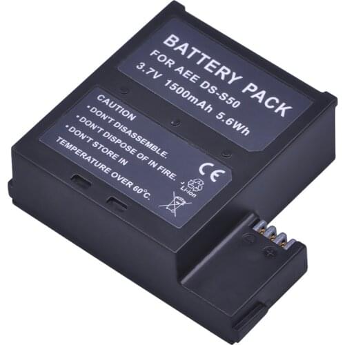DS-S50 1500mAh DSS50 S50 Battery Pack Accu for AEE DS-S50 S50 Battery AEE D33 S50 S51 S60 S71 S70 Cameras