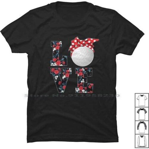 Golf Love T Shirt 100% Cotton Gift Idea Player Layer Love Idea Bat Ana Go Love