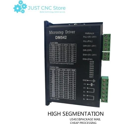 Leadshine stepper motor driver DM542 2-phase Digital Stepper Motor Driver 18-48 VDC Max. 4.2A for 57 86 Series Motor