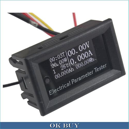OLED Display DC 0~33V 3A 99W -15~60 Celsius Voltage Current Power Temperature Capacity Time Multifunctional Tester