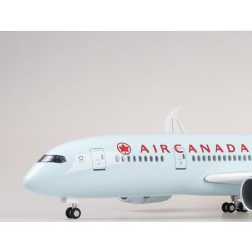 1/130 47 cm aircraft Boeing B787 Dreamliner aircraft Air Canada aircraft model including landing gear simulation static model