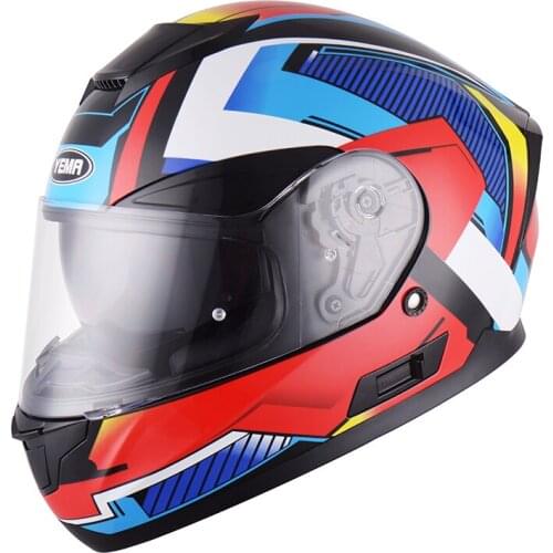 Zq Motorcycle Helmet Mens Winter Warm Motorcycle Full Face Helmet Four Seasons Universal Double Mirror Electric Helmet