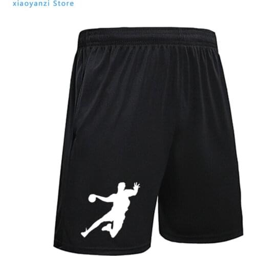 New Novelty handball running pants men Fashion sports casual shorts Mens designs creative skateboard short pants streetwear