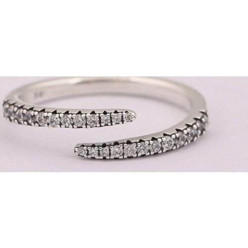 S925 Shooting Star With Crystal Ring For Women Wedding Party Gift fit Lady Fine Jewelry