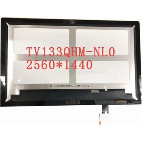 Touch Screen Glass LCD SCREEN Digitizer Assembly TV133QHM-NL0 with NO-FRAME For Lenovo Yoga Tablet 2 Pro 1371 1380 2560*1440