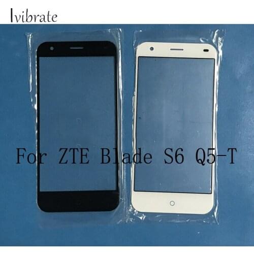 2PCS A+Quality For ZTE Blade S6 Q5-T Touch Screen Blade S 6 Q5T Digitizer TouchScreen Glass panel Without Flex Cable Replacement