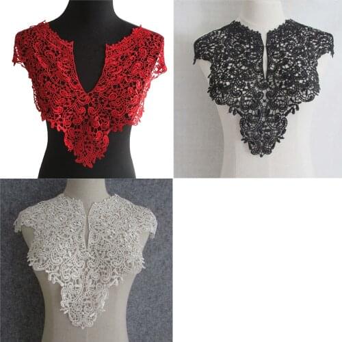 Mixture sell Sewing Supplies Floral Lace Collar Fabric Trim DIY Embroidery Lace Fabric Neckline Applique Sewing CraftYL786-YL789