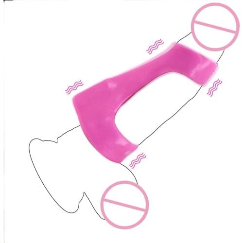 Vibrating Penis Ring G Spot Stimulation Penis Trainer Delay Ejaculation Sex Toys for Men Male Masturbation Adults Products