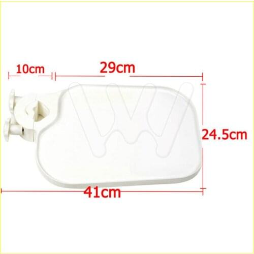 Dental Plastic Post Mounted Shelf Tray Table Dentistry Chair Accessories for Dental Chair unit